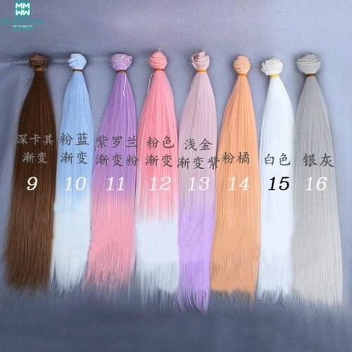 1pcs 35*100CM Straight Dolls wigs/hair for doll BJD SD 1/3 1/6 DIY Accessories for dolls
