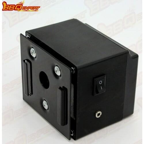 2.5R.P.M Barbecue Grill Motor Oven DC Motor 3V/1.5x2 Battery 0-30KGF.CM Barbecue Motor Bracket Rotator FD605A without Batteries