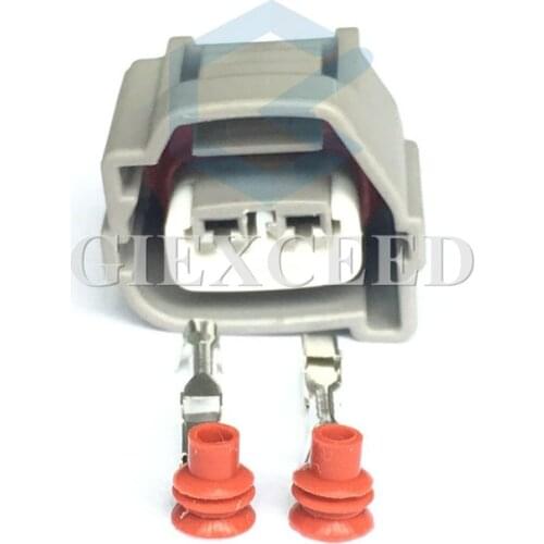 2 Sets 2 Pin 7283-7021-10 90980-10901 Female Waterproof Automotive Connector Auto Socket For Toyota