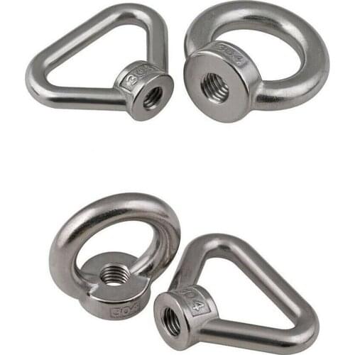 304 stainless steel eye nut M3-M24 Round Ring Nut / M8-M24 Triangular Ring Nut