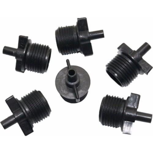 400pcs 1/2" Male Threaded To 6mm Adapter Connector Atomizing Nozzle Connection Garden Sprinkler Accessories Gardening Tools