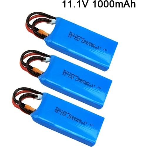 3S Battery for XK X450 FPV RC Airplane Fixed Wing 3S 11.1V 1000mAh 1300mah 20C Lipo Battery LIPO Electric RC Toys Battery
