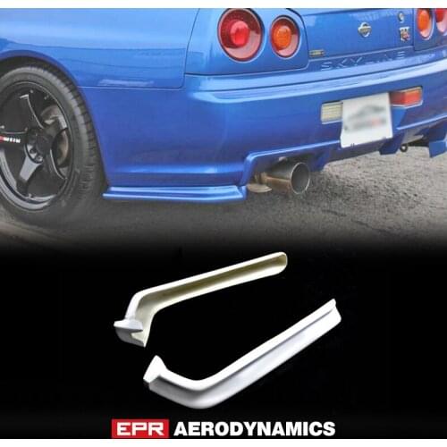 Car-styling For Nissan Skyline R34 GTR Nismo Style FRP Fiber Glass Rear Spat Extension