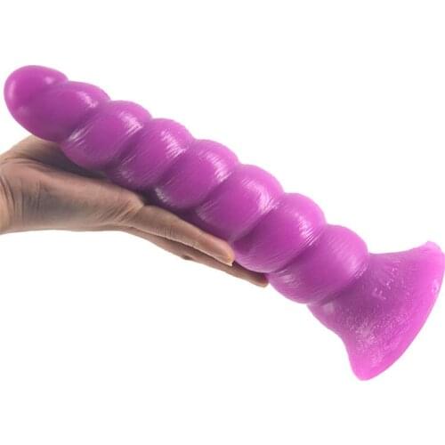 Large Butt Plug Silicone Anal Sex Toys for Women Men Anus Massage Clitoral Pussy Stimulate Anal Dildo Sucker Adult Supplies JH