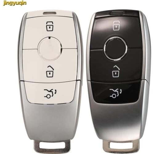 Jingyuqin Remote Car Key Fob Shell For Mercedes Benz 2017 E Class E43 E300 E400 W213 2018 S Class Styling Auto Key Case