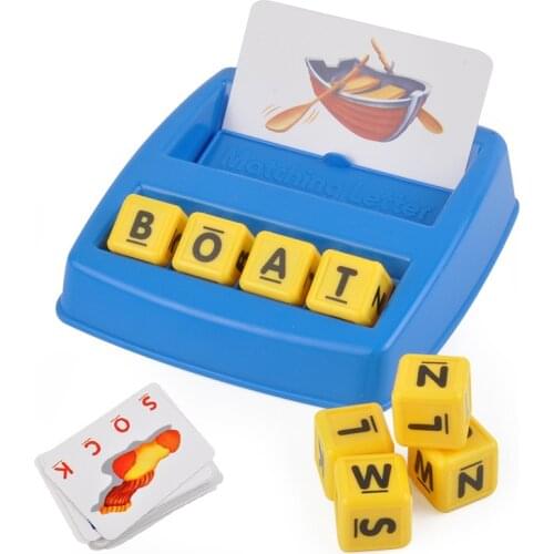 Childrens educational toys letters with spelling words happy learning English early education