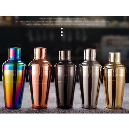 Blue copper SUS304 stainless steel cocktail shaker Wine shakers