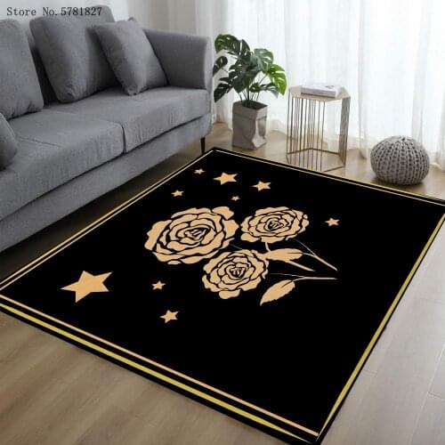 Beautiful Flowers Carpet Colorful Plant Rug For Living Room Floor Carpet For Bedroom Baby Play Floor Rug Entrance Outdoor Carpet