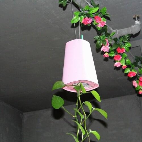 Plant creative hanging inverted sky flowerpot automatic watering hanging upside down plastic family garden small flower pot