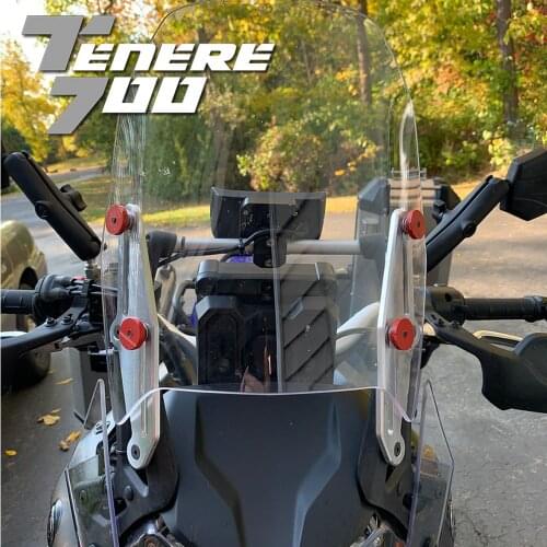 2019 2020 Motorcycle Windshield Adjusters Bracket Windscreen Holder kits For Yamaha Tenere700 T700 XTZ 700