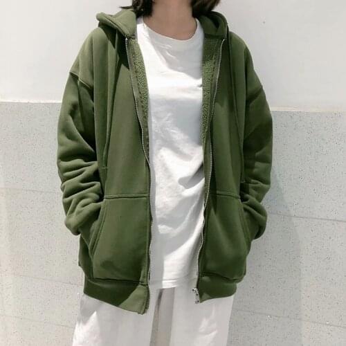 UNUTH Girls Oversize Cotton Jacket 2021 Spring-Autumn Fashion Ladies Warm Fleece Coats Vintage Women Chic Outerwear