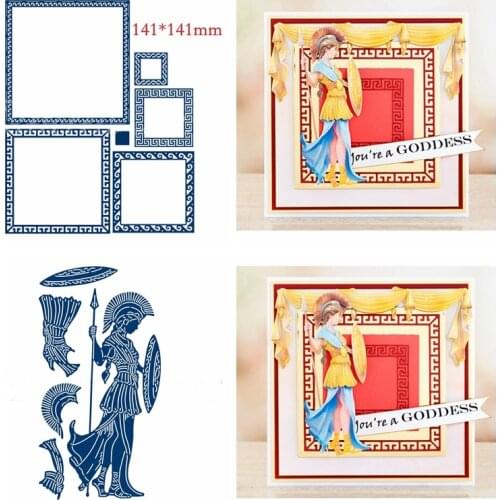 Guard Square Frame Metal Cutting Dies Stencils for DIY Scrapbooking Photo Album Decorative Embossing Crafts Supplier Die Cut