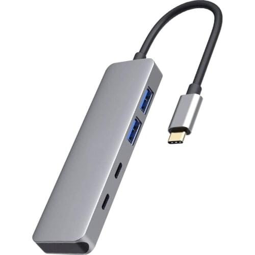 Mini Dock USB Type C To HDMI-compatible Adapter 8K Resolution Adapter Docking Station USB C Laptop Adapter