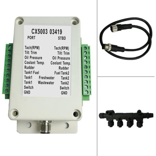 Marine NMEA2000 Multi Converter /N2K Converter Converters NMEA 2000 Connect Up to 18 sensors With Connector For Boat Yacht