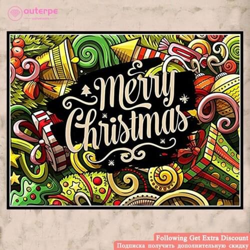 DIY 5D Diamond Painting Kits Full Drills Diamonds for Adults Cross Stitch kits Embroidery Mosaic Home Decor Merry Christmas Gift