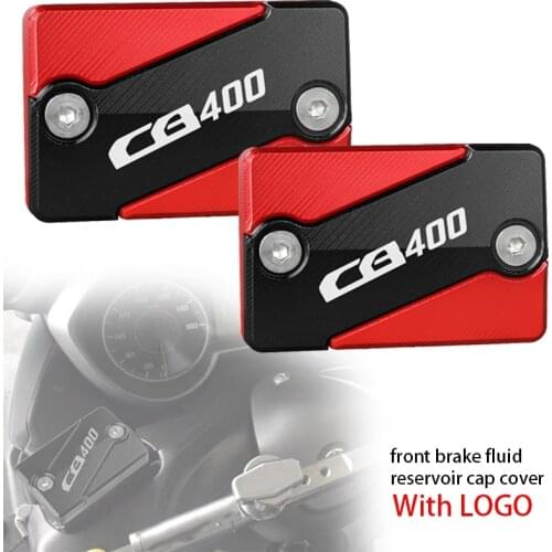 New 6 Colors Available Motorcycle Aluminum Brake Fluid Fuel Reservoir Tank Cap Cover For HONDA CB400 CB400SF CB400VTEC 2013-2016