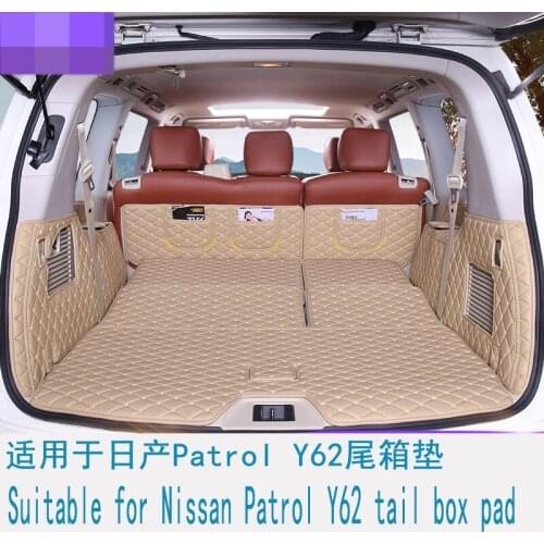 Suitable for Nissan Patrol Trunk Mat 2012-202 Nissan Patrol Y62 special tail box mat
