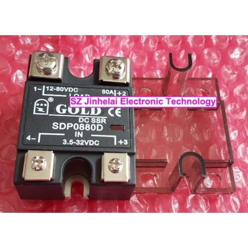 SDP0880D GOLD Authentic original DC-DC Solid state relay DC SSR RELAY 3.5-32VDC, 12-80VDC 80A