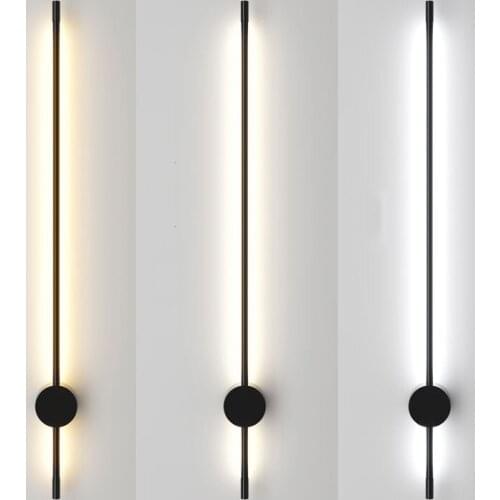 Modern Led Wall Lamp 100cm 80cm 60cm Sconce Wall Light For Living room Bedroom Dining room Bathroom Lamp Bedside Mirror Light