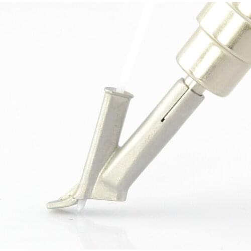 Pure titanium alloy plastic welding torch welding nozzle triangle floor welding Y welding gun nozzle mouth nozzle quick drag