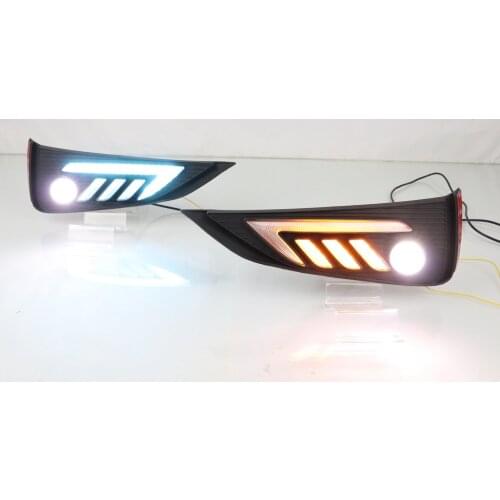 Led DRL Daytime Running Light for MG5 2021 blue night Turn Signal accesorios para auto