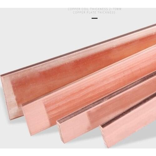 T2 copper row plate red copper row pure copper strip grounding copper strip thickness 3mm-8mm