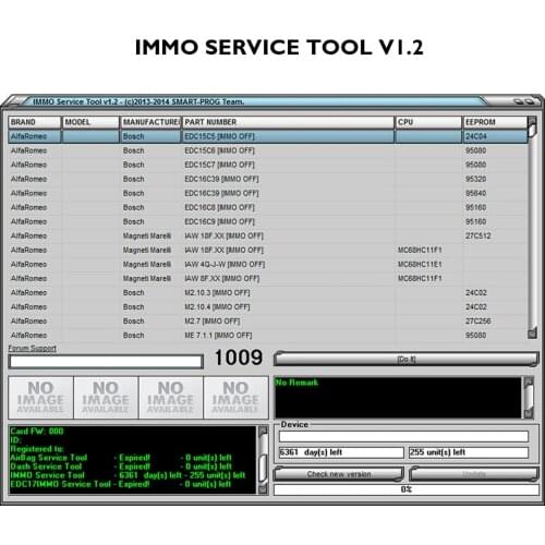 2021 Edc 17 IMMO SERVICE TOOL V1.2 PIN Code and Immo off Works Without Registration For AlfaRomeo Audi BMW Citroen Fiat