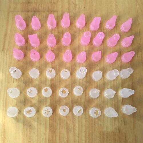 24pcs/Set Cake Nozzle Kitchen DIY Icing Piping Converter Coupler Reusable Nozzle Cake Decorating Kitchen Accessory