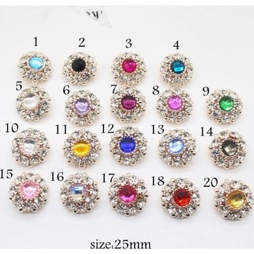 5 pcs 25 * 20mm Water Drop pearl Rhinestone button Invitation DIY Ribbon Accessores Wedding Decorative