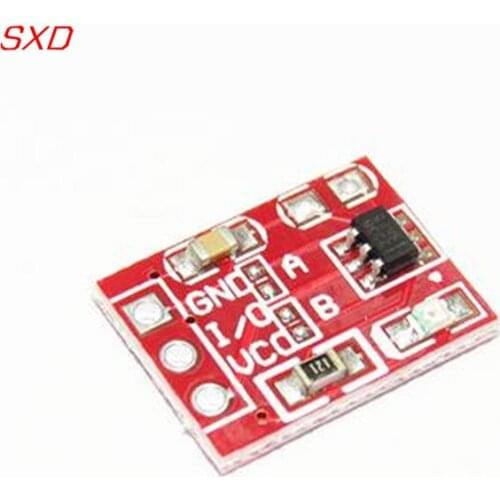 Free Shipping 50PCS/LOT NEW TTP223 Touch button Module Capacitor type Single Channel Self Locking Touch switch sensor