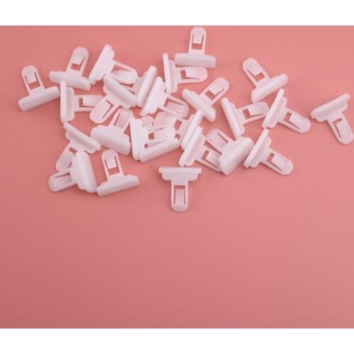 50pcs White Rear Spoiler Moulding Retainer Clips Fit for Toyota Camry Corolla FJ Cruiser Highlander Lexus RX350 GX460 753920K010