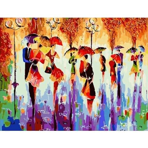 Painting By Numbers Landscape Black African Woman Acrylic Paint By Numbers For Adult Wall Art Picture Home Decors