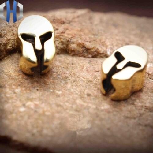 Brass Spartan Helmet Knife EDC Umbrella Pendant Flashlight Decorative Pendant Pure Copper DIY Pendant Knife Beads