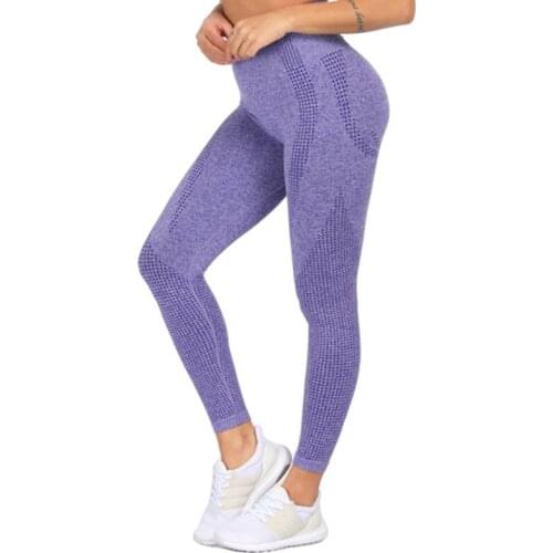 High Waisted Dot Seamless Yoga Pants Stretchy Vital Seamless Leggings Women Tummy Control Gym Legging Athletic Sport Leggings