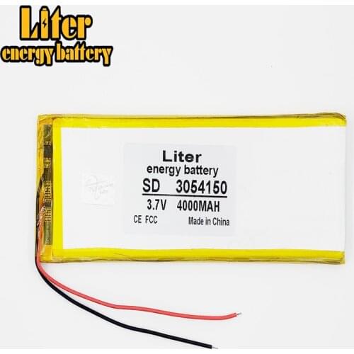 Li-po 3.7 V lithium polymer batteries, 0354150, 3054150, 4000 mah tablet MID built-in battery