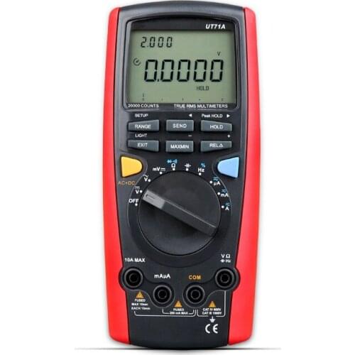 High Quality Digital Multimeter With USB Interface Frequency Tester UT71A Smart LCD Power 2500W USB True RMS Multimeter Tester