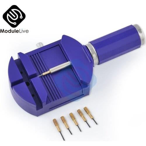 Bracelet Wrist Watch Band Adjuster Repair Tool Set Link Strap Remover + 5 Pins