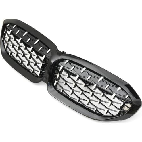 New Arrival Diamond Style Replacement Grille Car Front Bumper Grill For BMW G20 G28 330 335 340 2018-2020 Car Accessories