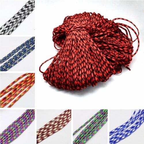 4mm Rock Climbing Ropes, Polyester & Polypropylene Paracords for Jewelry Making DIY Findings; about 100m/bundle; 420~500g/bundle
