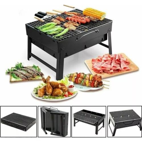 Portatil Portable Barbeque Smoker Camping Outdoor Kitchen Mini Grill Carbon Charcoal Churrasco Parrilla Bbq Barbacoa Barbecue