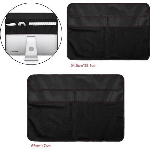 Dustproof Cover PU Leather Dust Cover Monitor Protector Guard fits for iMac Screen