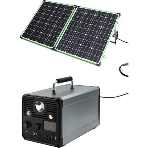 Solar generator 3.7v120000mah outdoor camping lithium 110v 1000w220 volt power bank portable power station