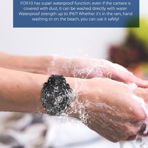 Smart Sports Watch Waterproof Led Lighting Watch WIFI Camera IR Night Vision 2K HD H.264 Action Ourdoor Watch Recorder