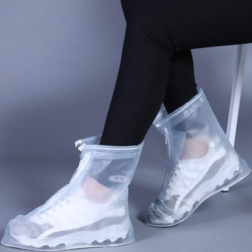 Waterproof non-slip shoe cover unisex shoe protector rain boots for indoor and outdoor rainy day boots can be reused