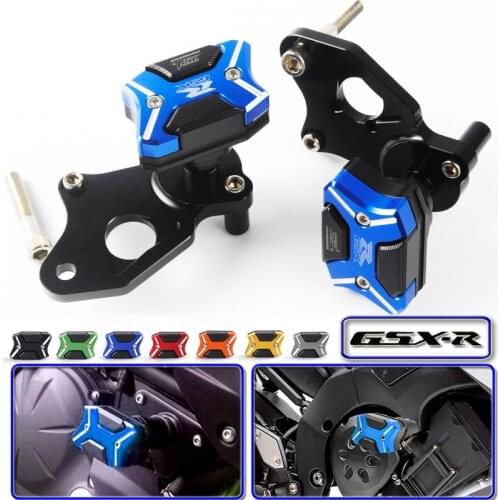 For Suzuki GSXR600 GSX-R600 2006-2012 CNC Aluminum Alloy Falling Protector Frame Slider Guards Anti Crash Pads Protection