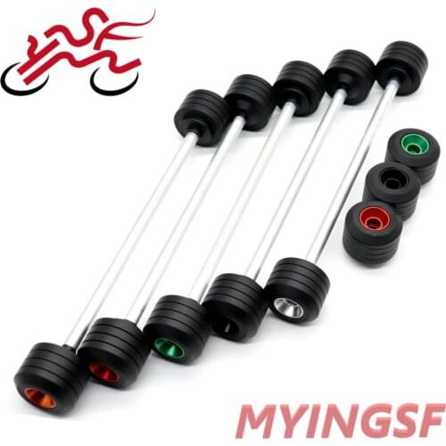 Front Axle Fork Wheel Protector For KAWASAKI Z1000 Z650 Z750 Z800 Z900 Z900RS ZX6R NINJA Motorcycle Accessories Crash Slider Pad