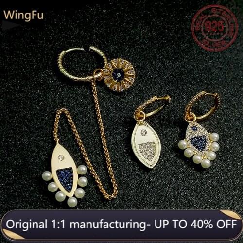 925 sterling silver ladies earrings tropical ocean vacation small fish beads zircon earrings luxury brand Monaco jewelry