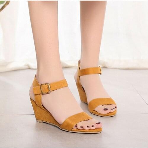 Ladies adult outdoor indoor summer buckle lace sandals G450-33150