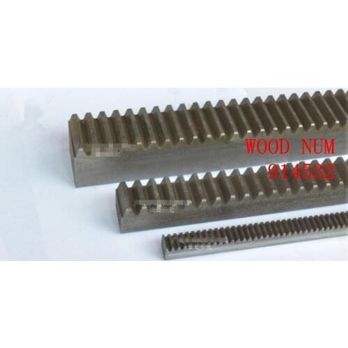 0.5 Mod 4*10*500 mm mold Gear rack Precision cnc rack (straight teeth) Toothed rack
