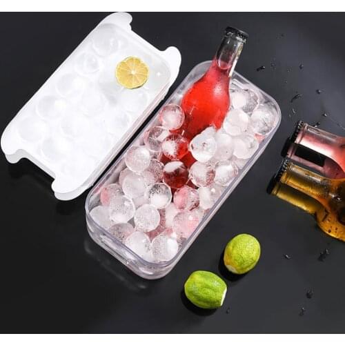 1 Set PP Ice Ball Mold Demold Food Grade Materials 15 Cavity Reusable Ice Cube Mold Kitchen Tool Ice tray ice grinding tools